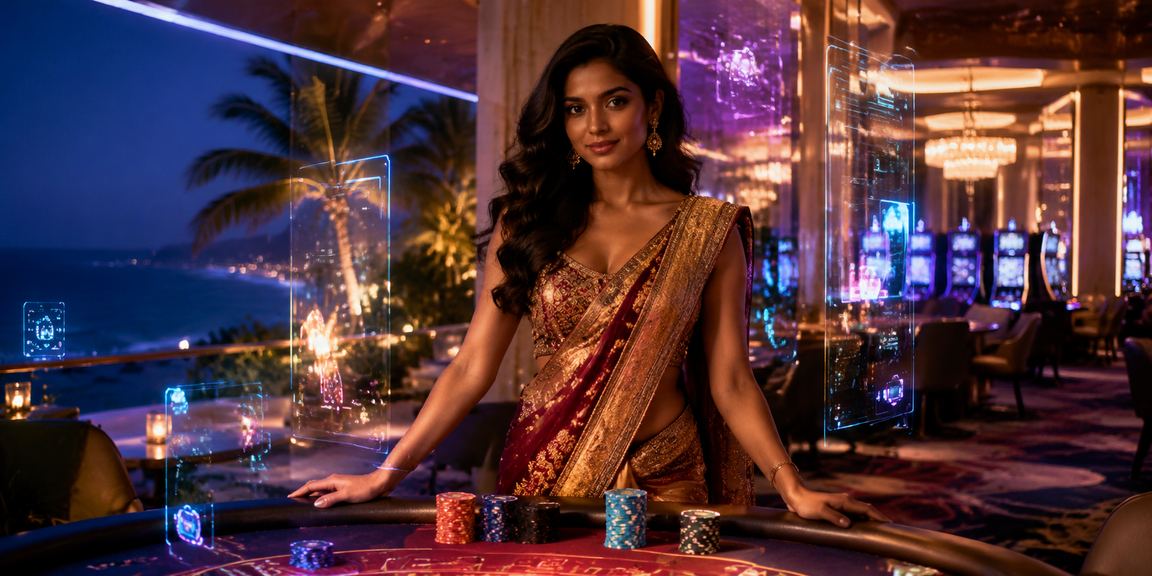 User enjoying casino app on mobile in India